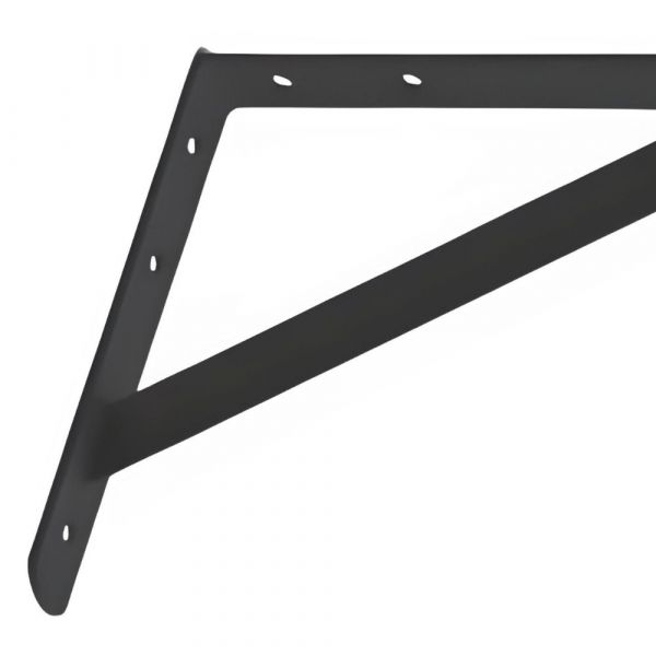 Cantoneira Ferro Leve Preta 35 cm Hayner