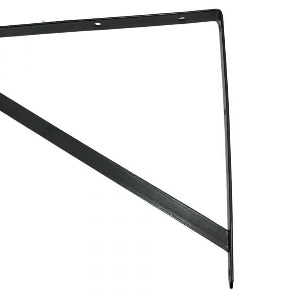 Cantoneira Ferro Leve Preta 30 cm Hayner