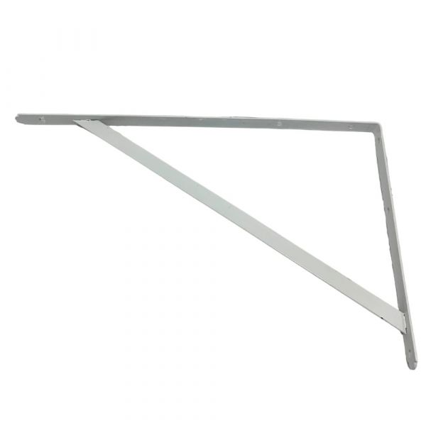 Cantoneira Ferro Reforçada Branca 50 cm Hayner 