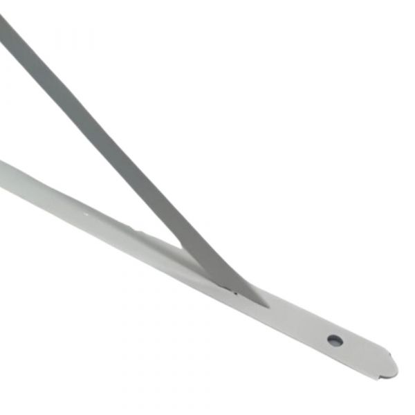 Cantoneira Ferro Reforçada Branca 50 cm Hayner 