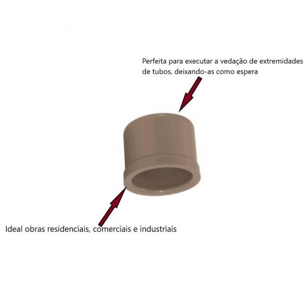 Cap Soldável Agro 32mm Amanco