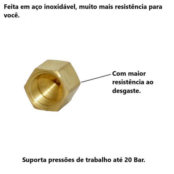 Cap Sextavado NPT 1/4