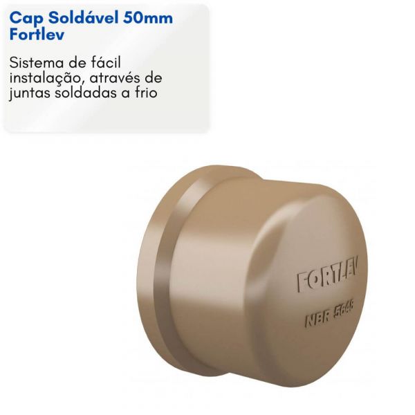 Cap Soldável 50MM Fortlev