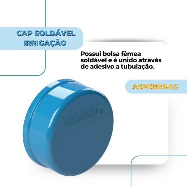 Cap Soldável Irrigação DN100 Asperbras 
