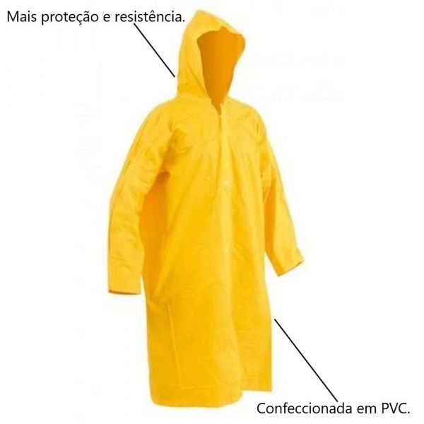 Capa de Chuva com Forro Tamanho G Brascamp