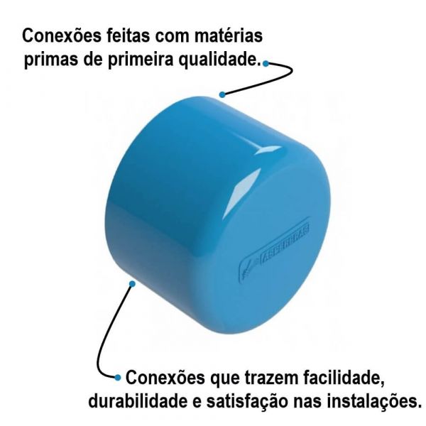 Cap Soldável para Irrigação 35mm Asperbras