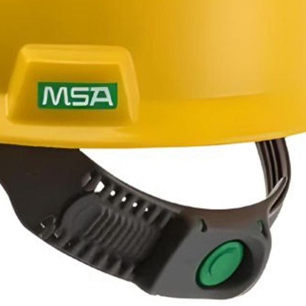 Capacete A/F Com Jugular Amarelo MSA