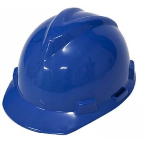 Capacete Aba Frontal Com Jugular Azul Escuro MSA