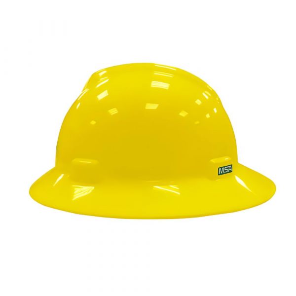 Capacete Amarelo Msa Aba Total Com Jugular Prot Cap