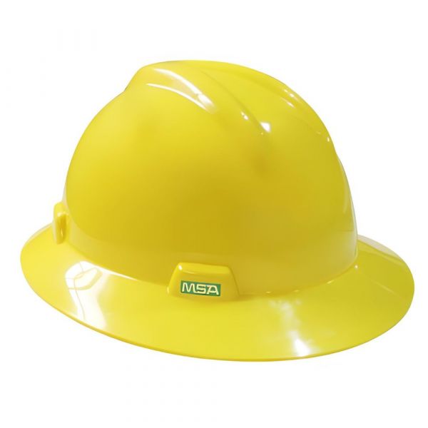Capacete Amarelo Msa Aba Total Com Jugular Prot Cap