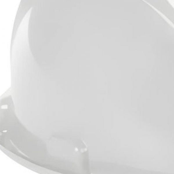 Capacete de Segurança Branco de Aba Frontal com Carneiro Pro Safety