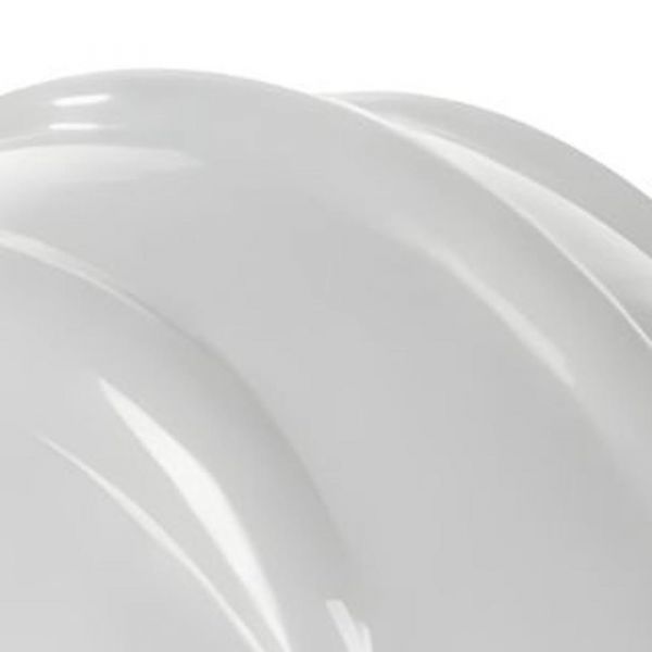 Capacete de Segurança Branco de Aba Frontal com Carneiro Pro Safety