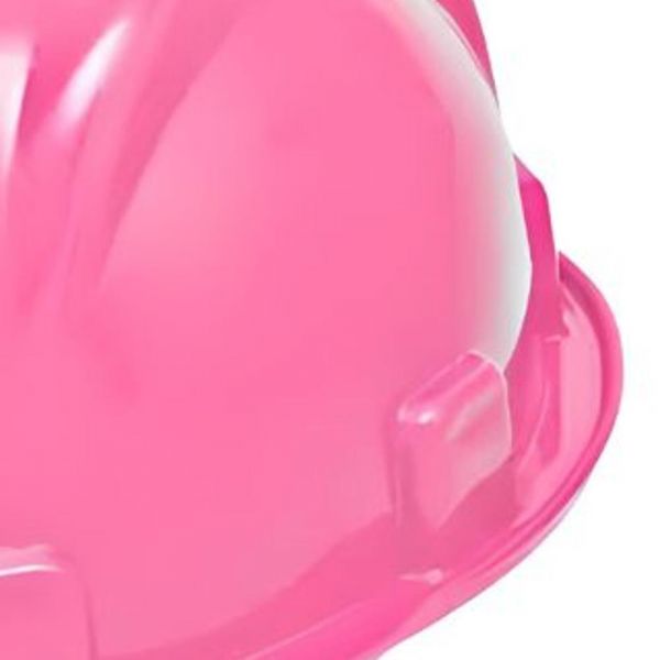 Capacete Rosa Aba Frontal Com Carneira Pro Safety