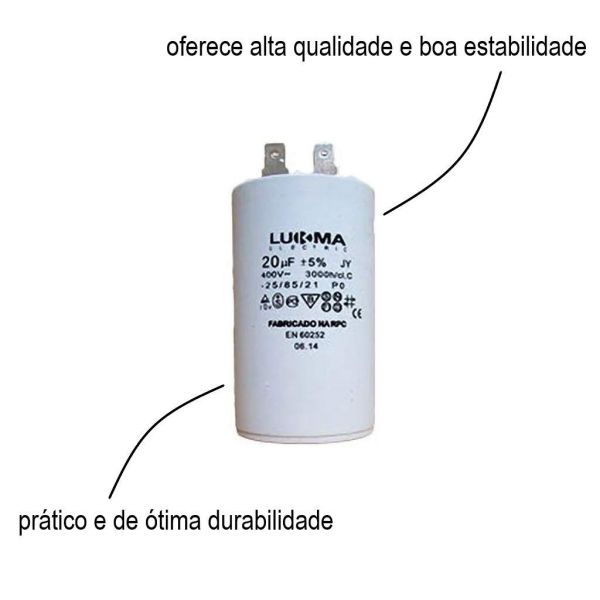 Capacitor Permanente 30uf 440v Lukma