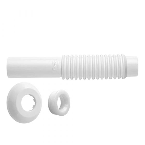 Tubo de Ligação Ajustável 240mm Branco Blukit