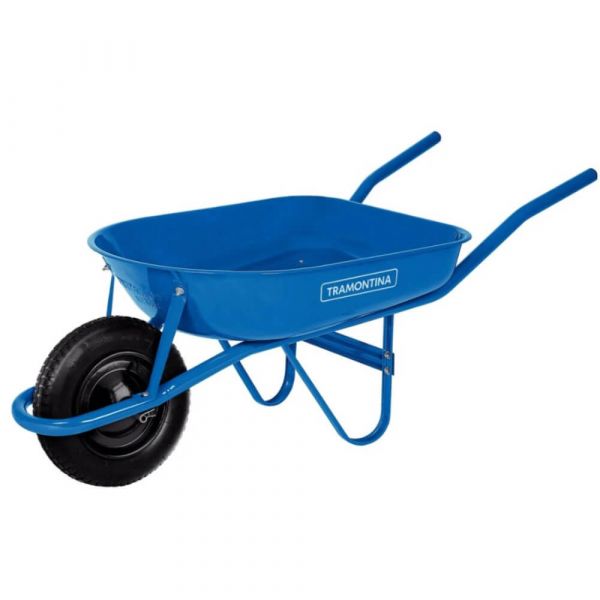 Carrinho De Mão Azul 50 Litros Tramontina 