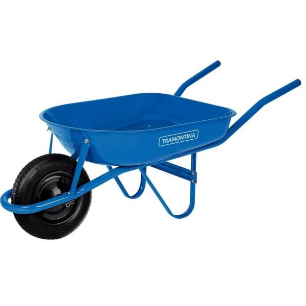 Carrinho De Mão Azul 50 Litros Tramontina 