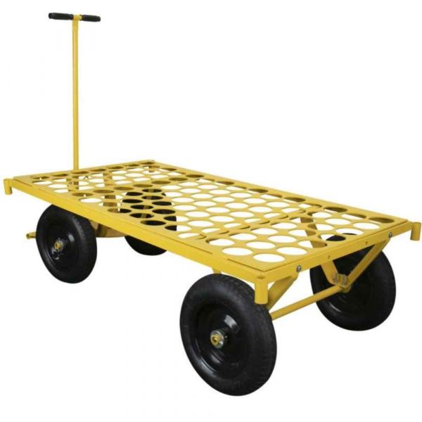 Carrinho Plataforma 600kg Grade De Aço Mp-600g Lynus