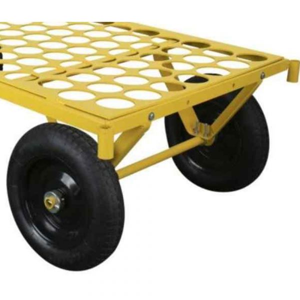 Carrinho Plataforma 600kg Grade De Aço Mp-600g Lynus