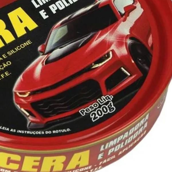 Cera Limpadora e Polidora 200g Centralsul