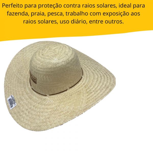 Chapéu de Palha Rubi Pantaneiro