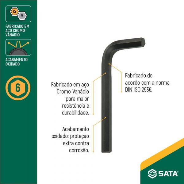Chave Allen 19mm Sata