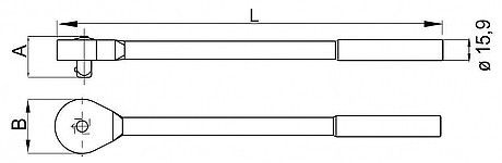 Catraca para Soquete Belzer 1/2