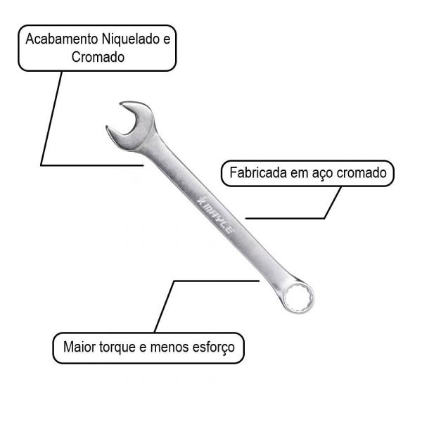 Chave Combinada 08 mm Mayle