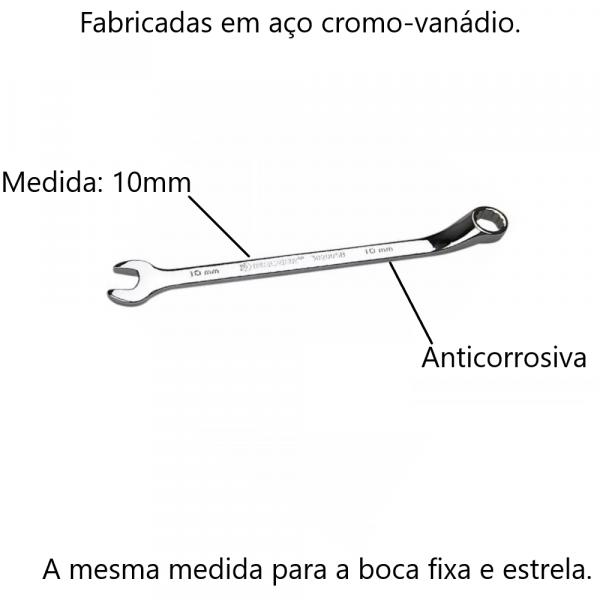 Chave Combinada 10mm Belzer