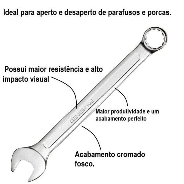 Chave Combinada 24mm Gedore