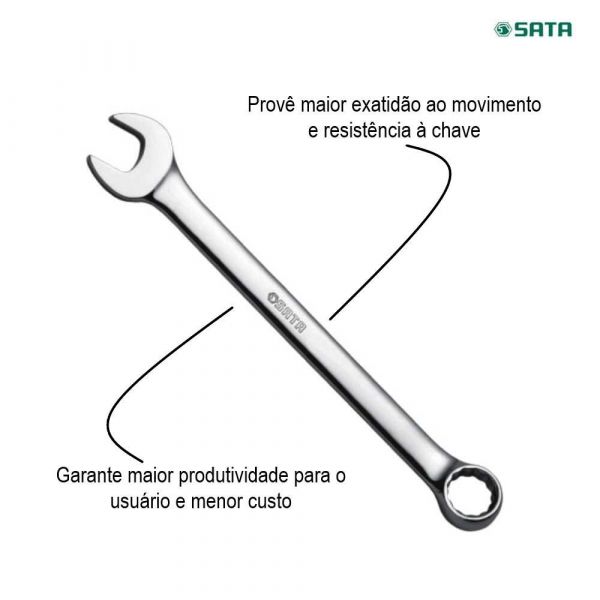Chave Combinada 7mm Sata