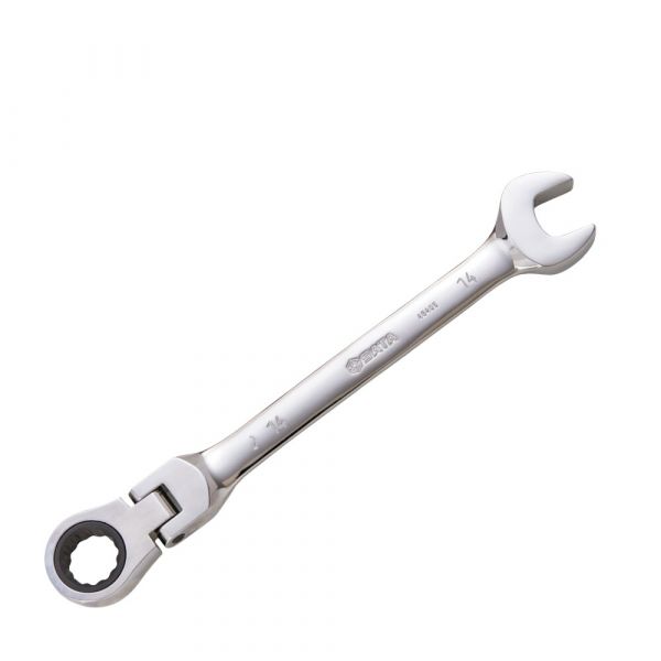 Chave Combinada Catraca Cabeça Flexível 14mm Sata 