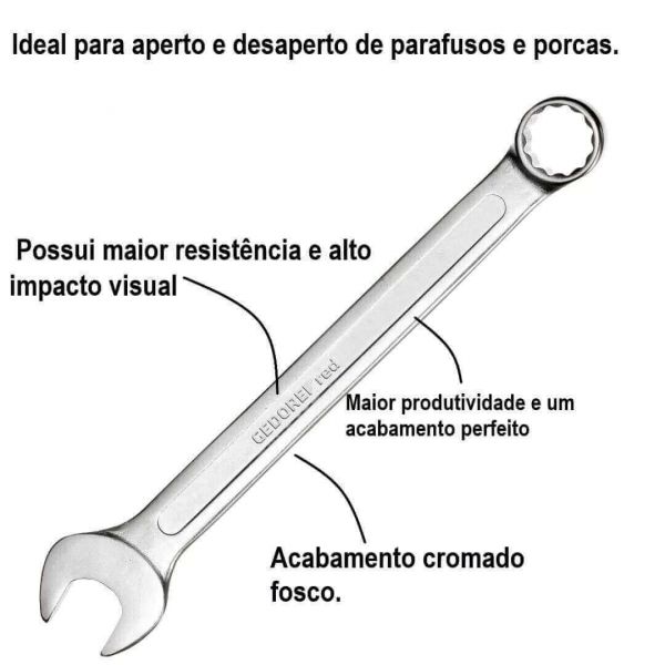 Chave Combinada 7mm Gedore