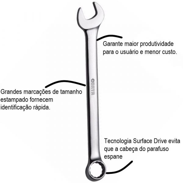 Chave Combinada 11mm- Sata