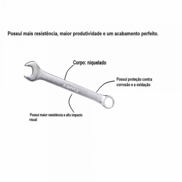 Chave Combinada 15mm Mayle