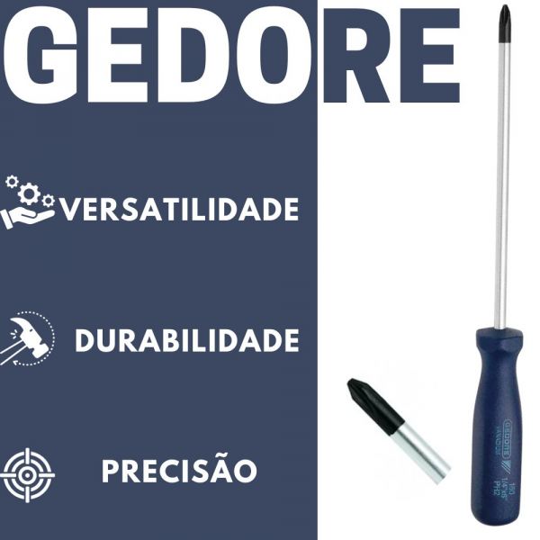 Chave de Fenda Cruzada 3/16