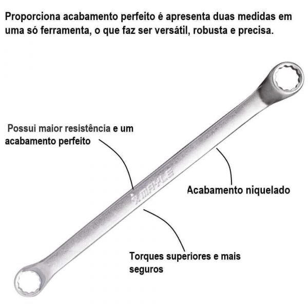 Chave Estrela 16 X 17mm Mayle