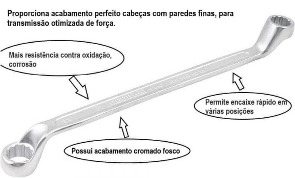 Chave Estrela 6 X 7mm Gedore