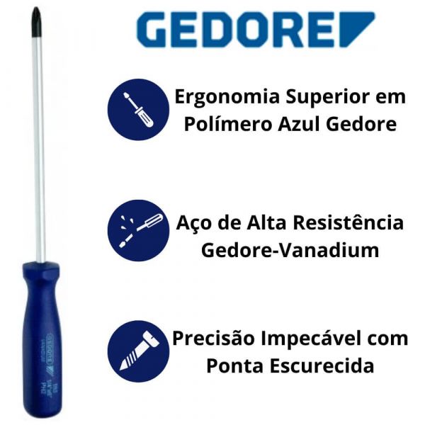 Chave Phillips 1/4 X 08” Gedore