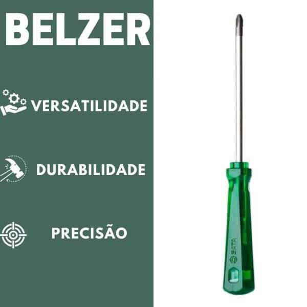 Chave Phillips PVC 1/4” x 5” Belzer FERPAM