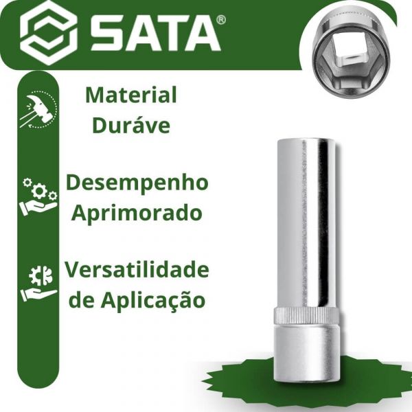 Chave Soquete Sextavado Longo 1/2