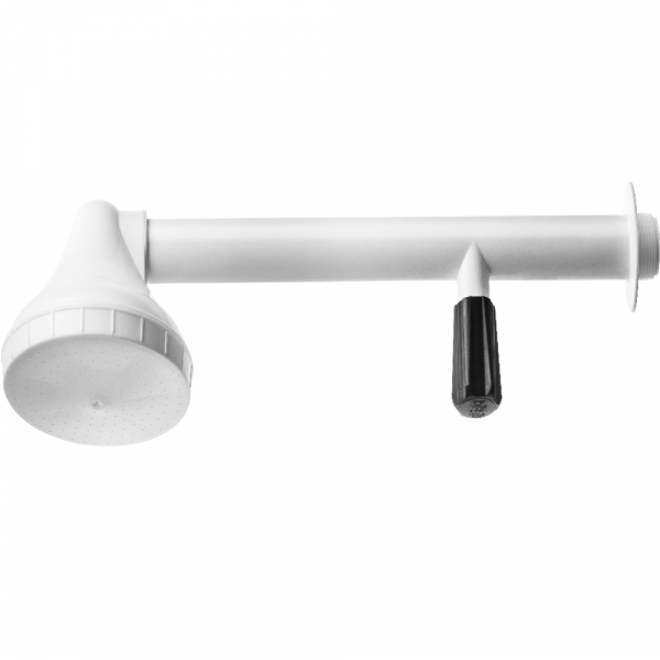 Chuveiro Branco 5” com Braço e Regulador 1/2