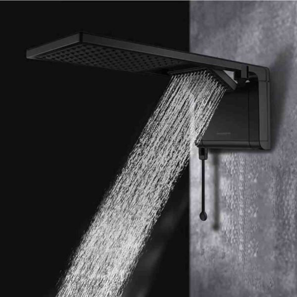 Chuveiro Elétrico Acqua Duo 220v 6800w Preto Fosco Lorenzetti