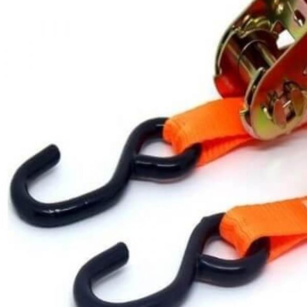 Cinta de Amarração com Catraca Gancho para Moto 800kg 3M Aberta Robustec