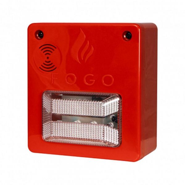 Sinalizador Audiovisual com Sirene 12V 24V Segurimax