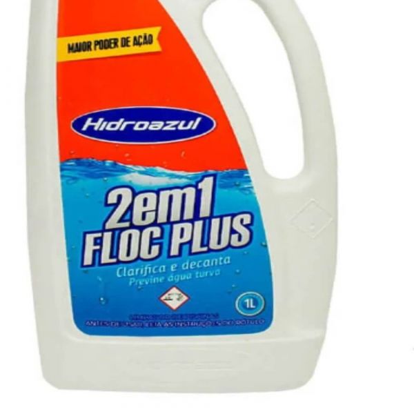 Clarificante Decantador 2 Em 1 Foc Plus 1L Hidroazul