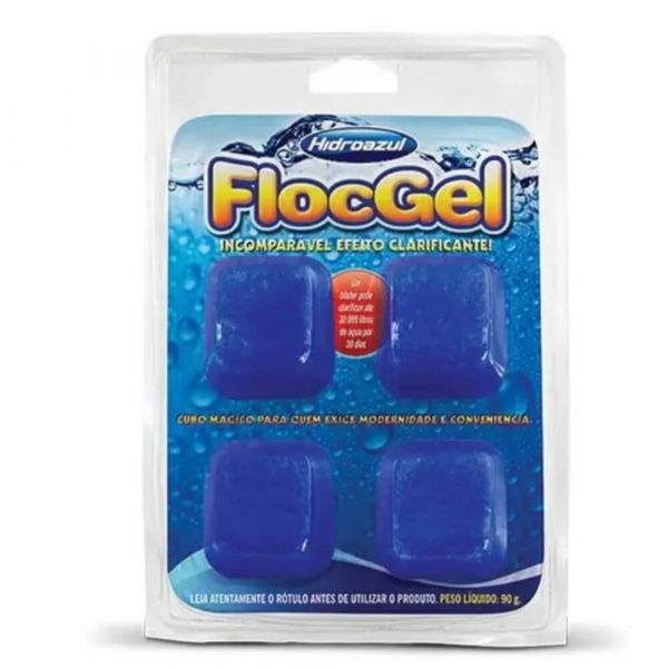 Clarificante em Cubo Gel Flocgel Para Piscina Hidrozaul
