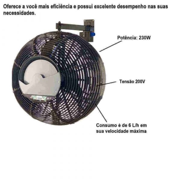 Climatizador de Parede Floripa FLPP012 70cm 220V Goar 