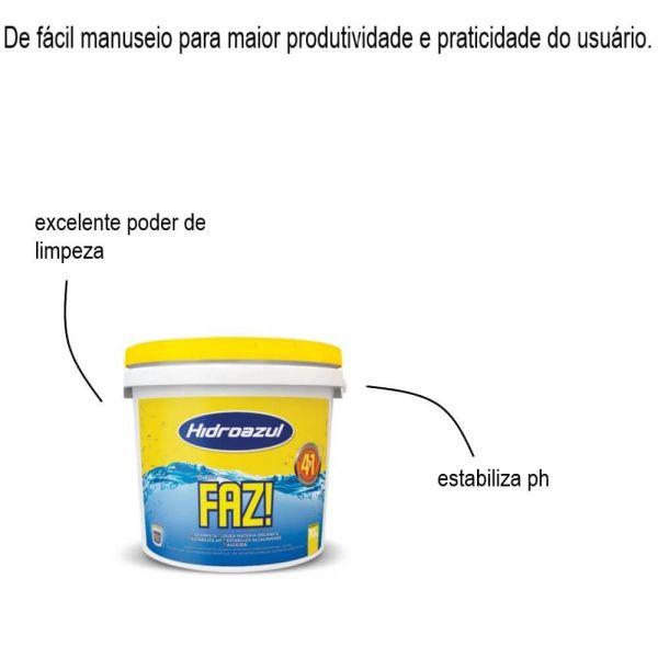 Cloro Faz 10Kg Hidroazul