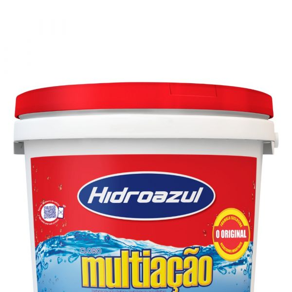 Cloro Multiação Balde 10Kg Hidroazul 